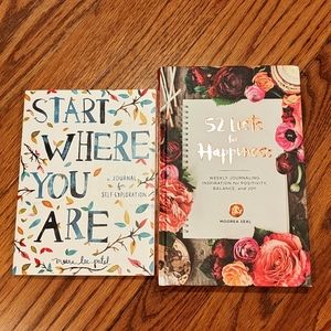 Set of 2 Books, Start Where You Are, 52 Lists for Happiness